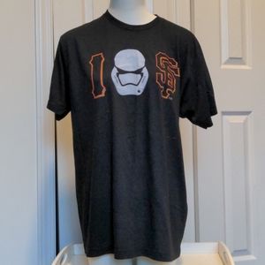 Black Star Wars x SF Giants T-shirt
